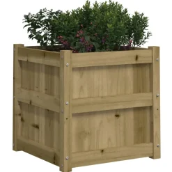 vidaXL Plantenbak 50x50x50 cm geïmpregneerd grenenhout