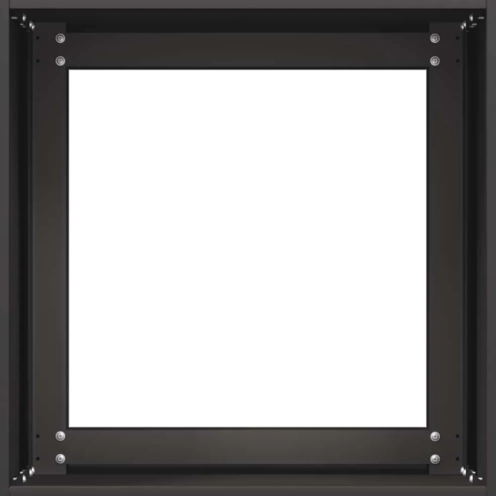 vidaXL Plantenbak 40x40x40 cm koudgewalst staal zwart