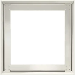 vidaXL Plantenbak 40x40x40 cm koudgewalst staal wit