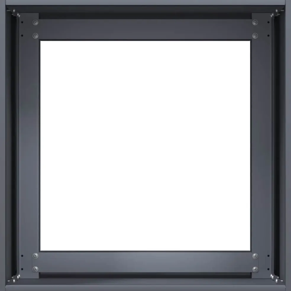 vidaXL Plantenbak 40x40x40 cm koudgewalst staal antracietkleurig
