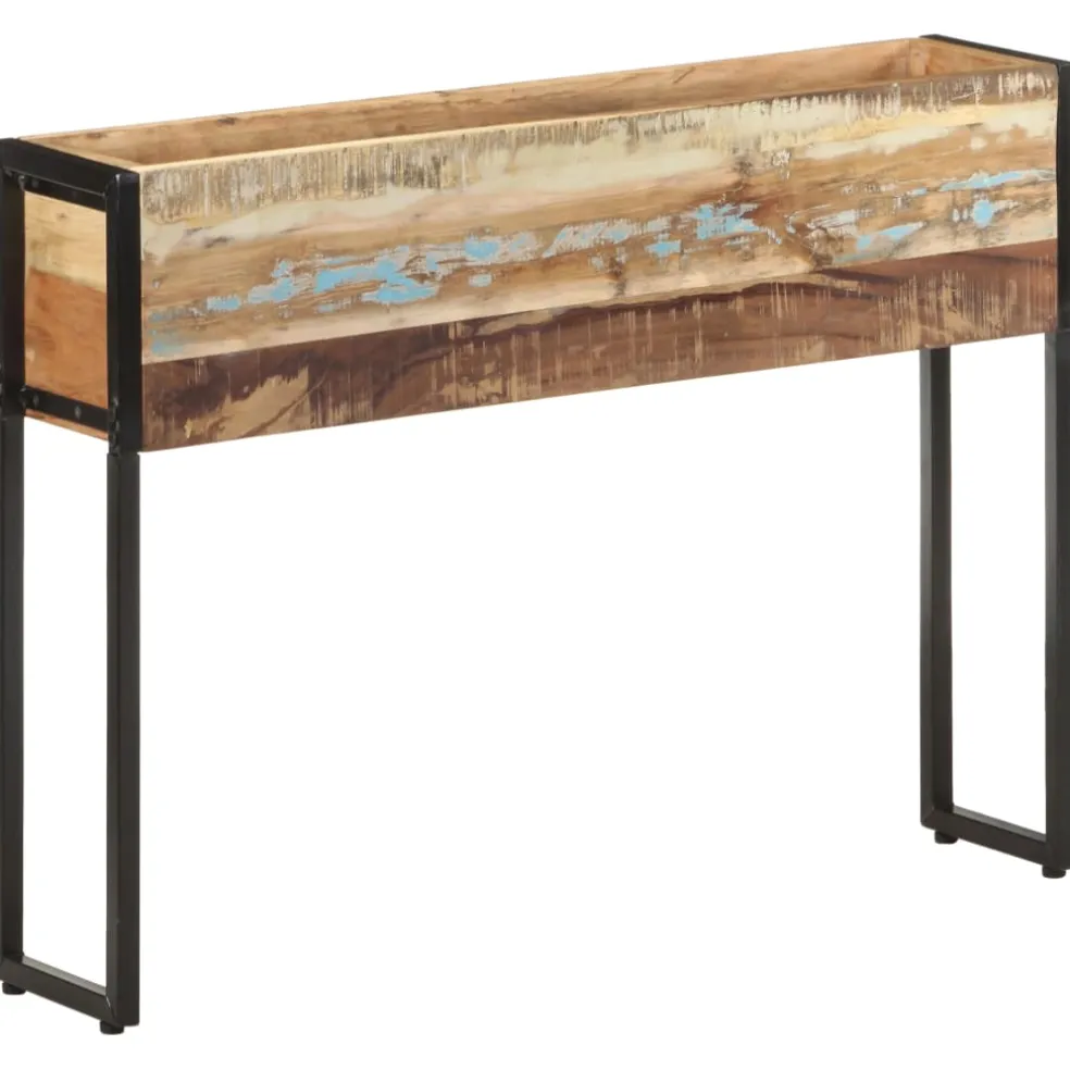 vidaXL Plantenbak 90x20x68 cm massief gerecycled hout