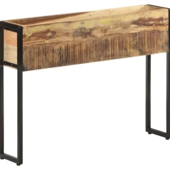 vidaXL Plantenbak 90x20x68 cm massief gerecycled hout