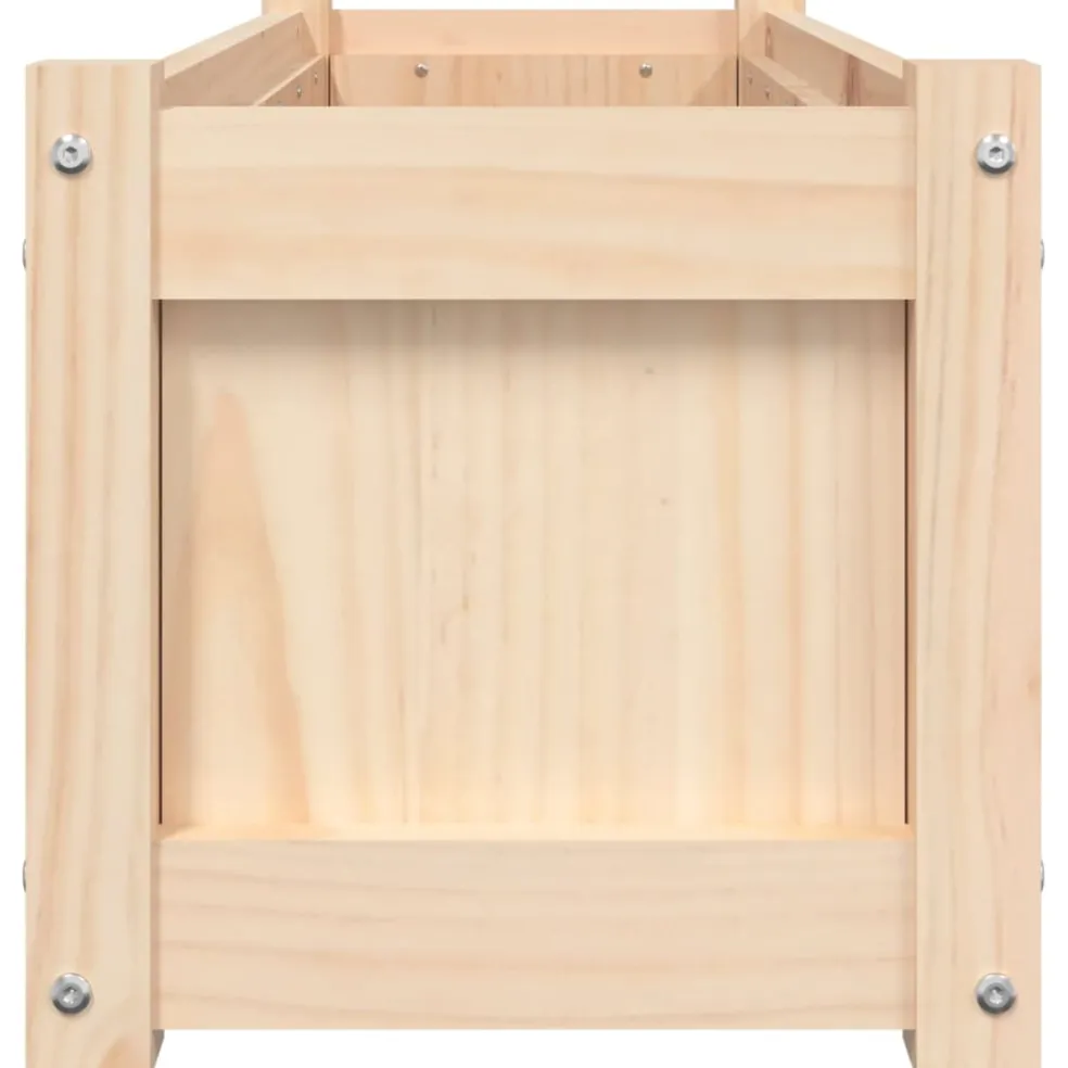 vidaXL Plantenbak 90x31x31 cm massief grenenhout