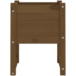vidaXL Plantenbak 40x40x52,5 cm massief grenenhout honingbruin