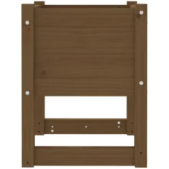 vidaXL Plantenbak 40x40x52,5 cm massief grenenhout honingbruin