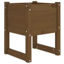 vidaXL Plantenbak 40x40x52,5 cm massief grenenhout honingbruin