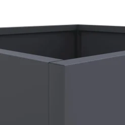 vidaXL Plantenbak 32x30x29 cm staal antracietkleurig