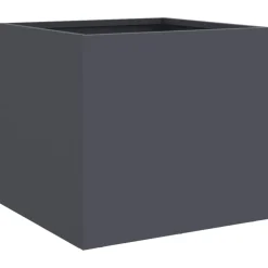 vidaXL Plantenbak 32x30x29 cm staal antracietkleurig