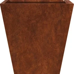 vidaXL Plantenbak 30x30x30 cm weervast staal