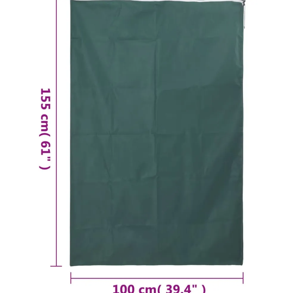 vidaXL Plantenhoezen met ritssluiting 2 st 70 g/m² 1x1,55 m