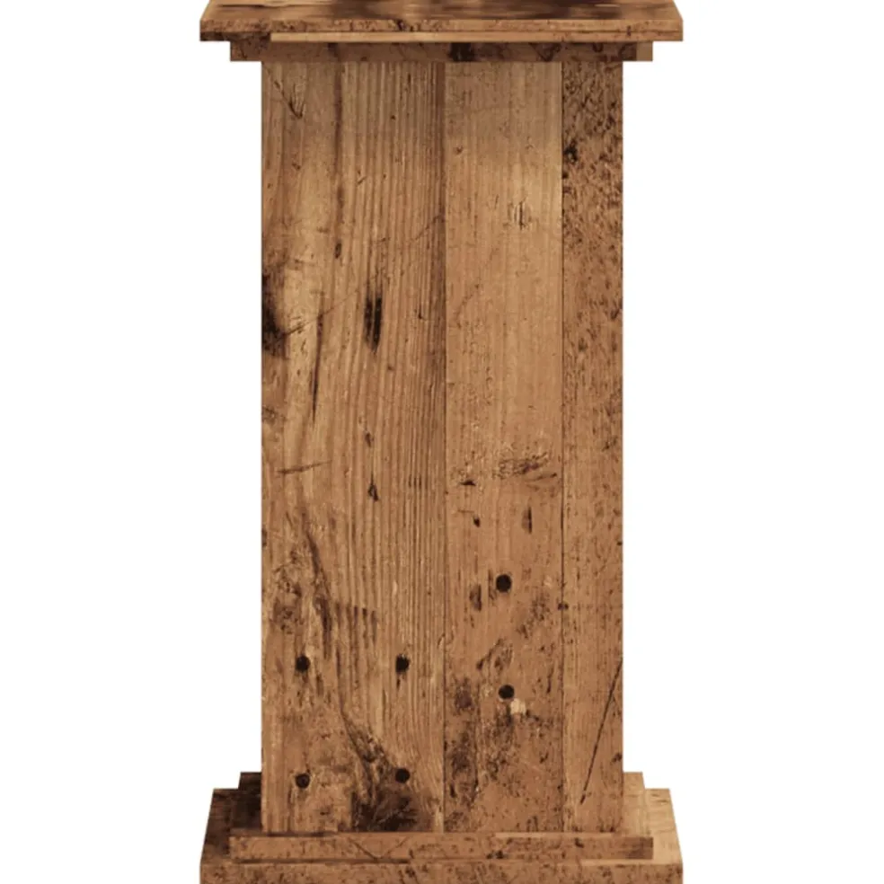 vidaXL Plantenstandaard Oud hout 33 x 33 x 60 cm Bewerkt hout