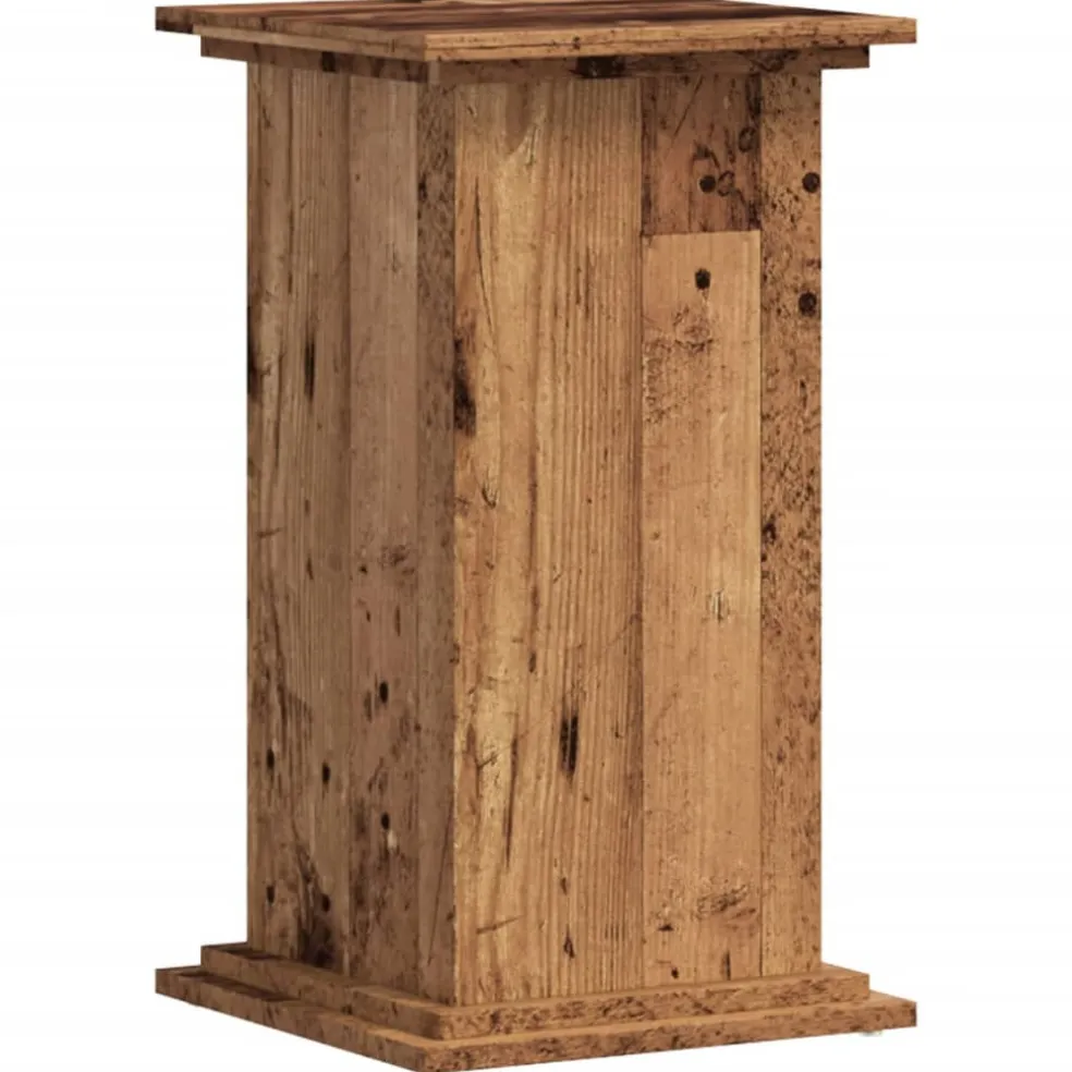 vidaXL Plantenstandaard Oud hout 33 x 33 x 60 cm Bewerkt hout
