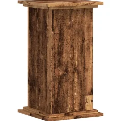 vidaXL Plantenstandaard Oud hout 33 x 33 x 60 cm Bewerkt hout