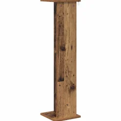 vidaXL Plantenstandaard Oud hout 25 x 25,5 x 100,5 cm Bewerkt hout