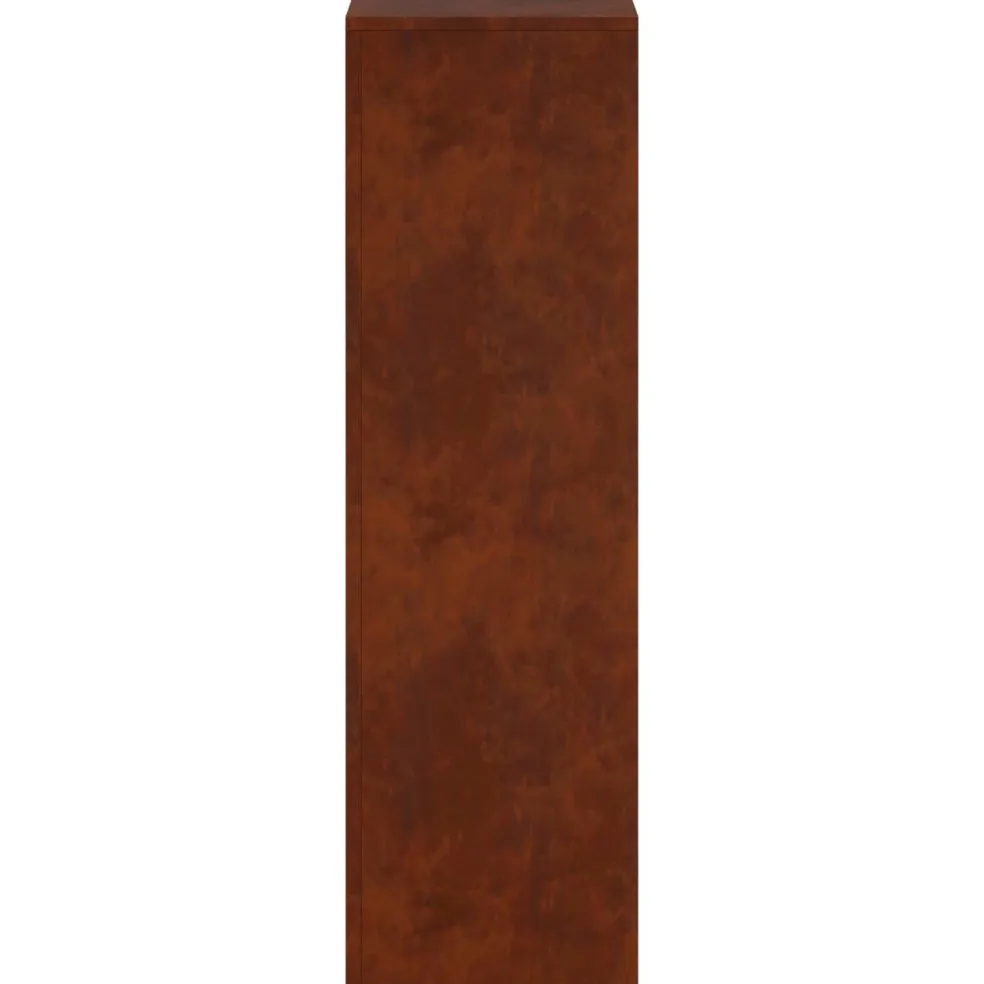 vidaXL Plantenstandaard 2 pcs Roestkleurig 30 x 30 x 100 cm