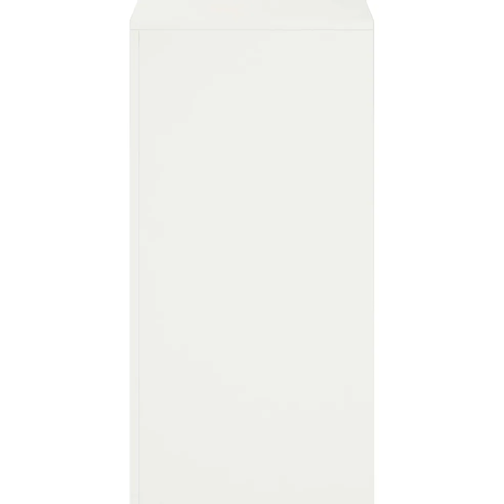 vidaXL Plantenstandaard 2 pcs Wit 40 x 40 x 80 cm Staal