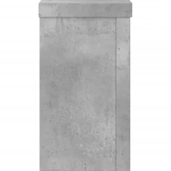 vidaXL Plantenstandaard 2 st Betongrijs 10 x 10 x 18 cm Bewerkt hout