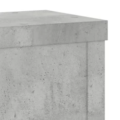 vidaXL Plantenstandaard 2 st Betongrijs 10 x 10 x 18 cm Bewerkt hout