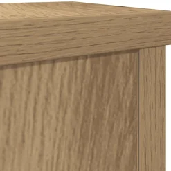 vidaXL Plantenstandaard 2 st Eiken 10 x 10 x 18 cm Bewerkt hout