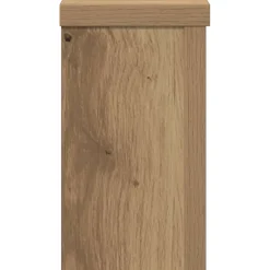 vidaXL Plantenstandaard 2 st Eiken 10 x 10 x 18 cm Bewerkt hout