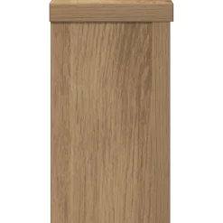vidaXL Plantenstandaard 2 st Eiken 10 x 10 x 18 cm Bewerkt hout