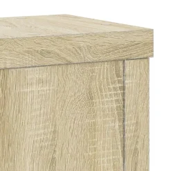 vidaXL Plantenstandaard 2 st Sonoma Eiken 10 x 10 x 18 cm Bewerkt hout