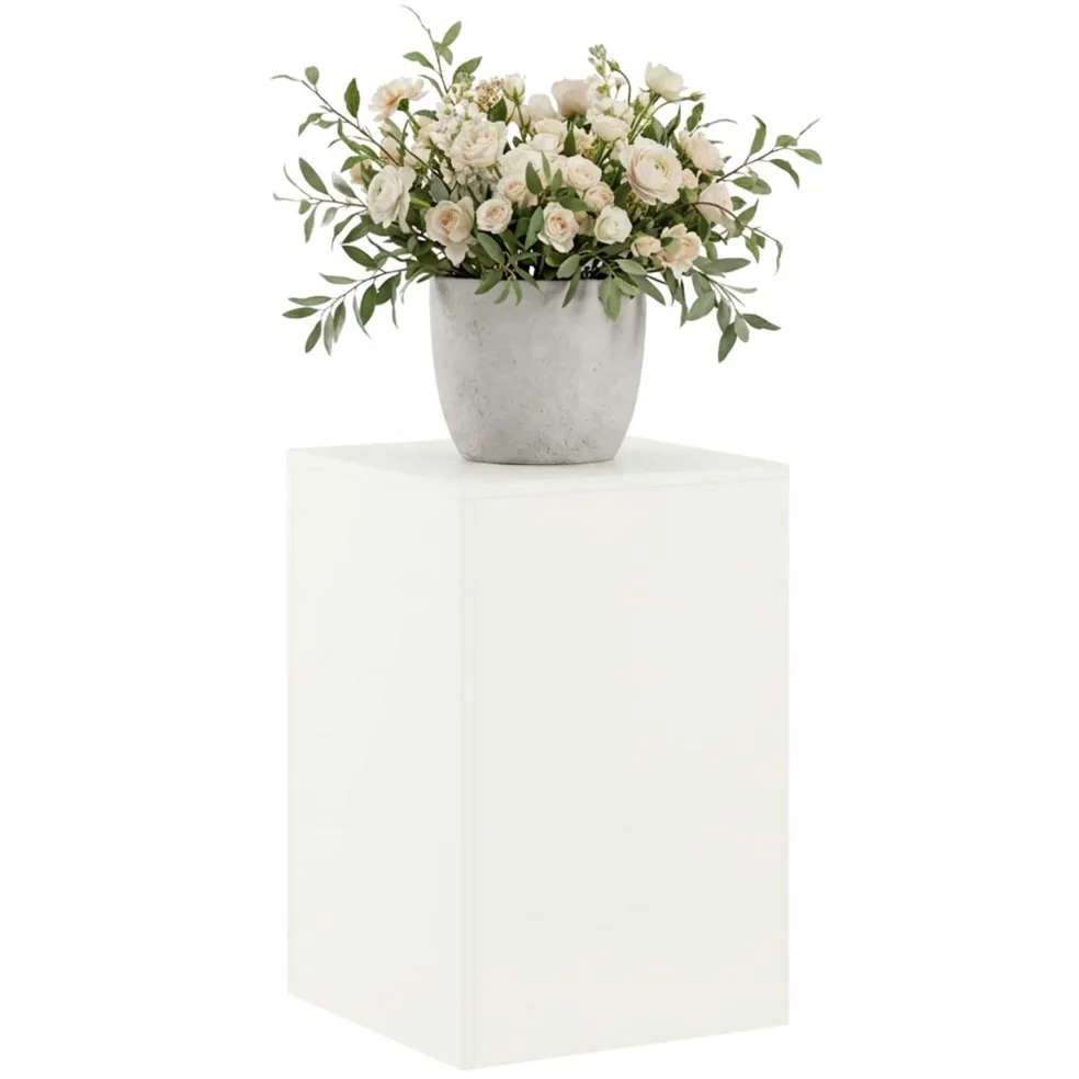 vidaXL Plantenstandaard Wit 40 x 40 x 60 cm Staal
