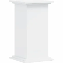 vidaXL Plantenstandaard Wit 33 x 33 x 60 cm Bewerkt hout