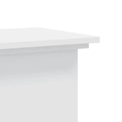 vidaXL Plantenstandaard Wit 33 x 33 x 60 cm Bewerkt hout