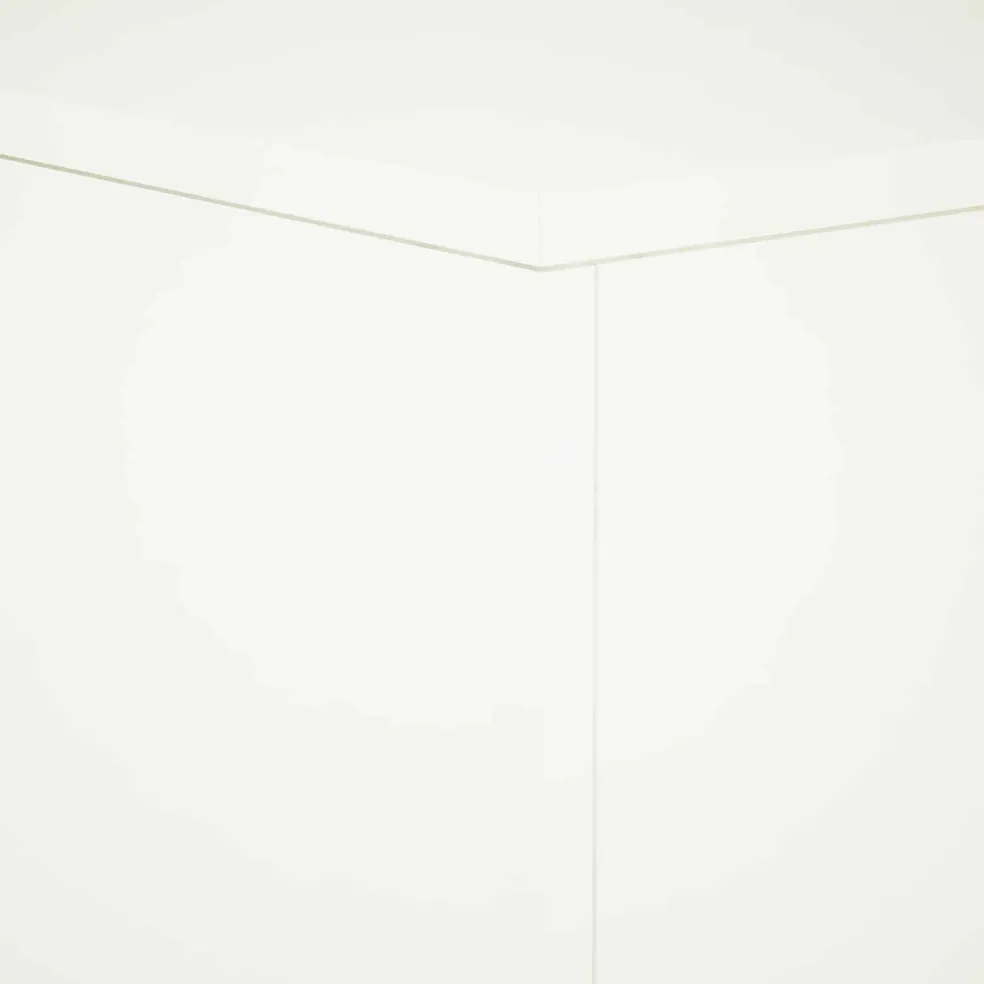 vidaXL Plantenstandaard Wit 40 x 40 x 80 cm Staal