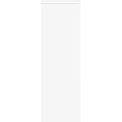 vidaXL Plantenstandaard 33x33x100 cm bewerkt hout wit