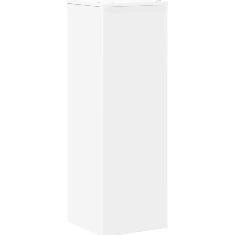 vidaXL Plantenstandaard 33x33x100 cm bewerkt hout wit