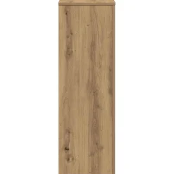 vidaXL Plantenstandaard 33x33x100 cm bewerkt hout artisanaal eiken