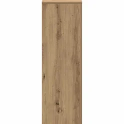 vidaXL Plantenstandaard 33x33x100 cm bewerkt hout artisanaal eiken