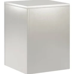 vidaXL Plantenstandaard zilver 30 x 30 x 40 cm Staal