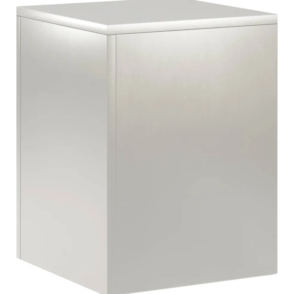 vidaXL Plantenstandaard zilver 30 x 30 x 40 cm Staal