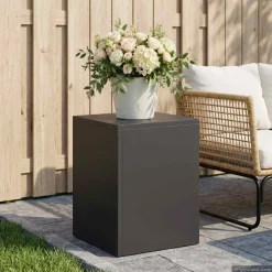 vidaXL Plantenstandaard Zwart 30 x 30 x 40 cm Staal