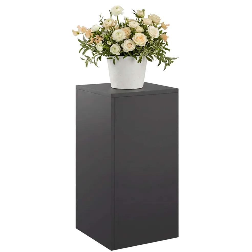 vidaXL Plantenstandaard Zwart 30 x 30 x 60 cm Staal