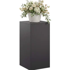 vidaXL Plantenstandaard Zwart 40 x 40 x 80 cm Staal