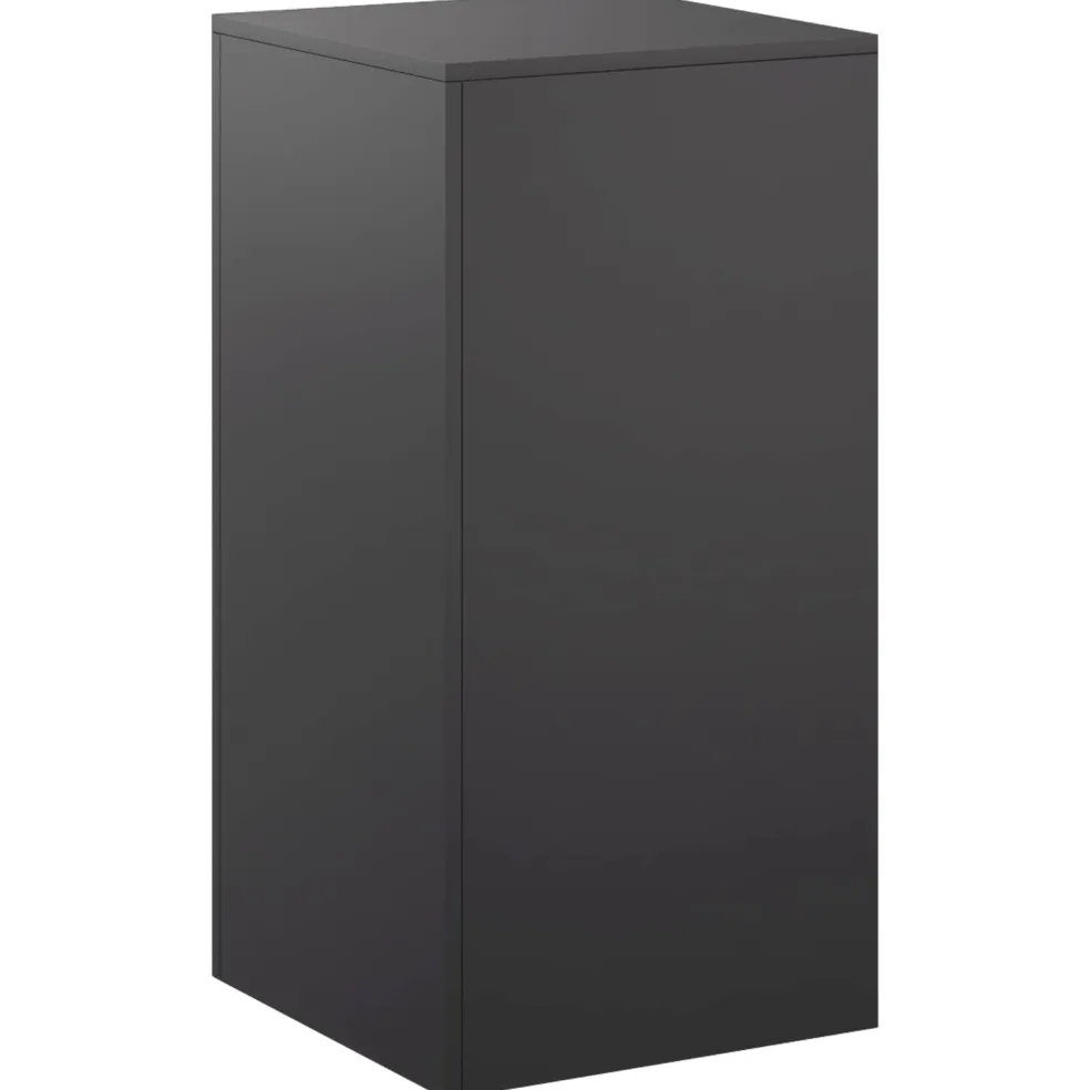 vidaXL Plantenstandaard Zwart 40 x 40 x 80 cm Staal