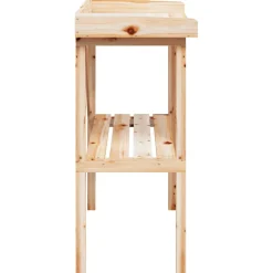 vidaXL Plantentafel met schap 78x38x82,5 cm massief vurenhout