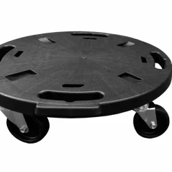 vidaXL Plantentrolley met wielen 275 kg diameter 40 cm zwart