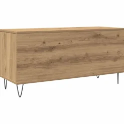 vidaXL Platenkast artisanaal eikenkleurig 100 x 38 x 48 cm