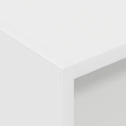 vidaXL Platenkast Wit 78.5 x 35 x 45 cm Bewerkt hout