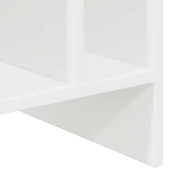 vidaXL Platenkast Wit 78.5 x 35 x 45 cm Bewerkt hout