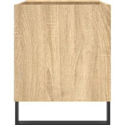 vidaXL Platenkast 85x38x48 cm bewerkt hout sonoma eikenkleurig