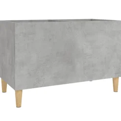 vidaXL Platenkast 74,5x38x48 cm bewerkt hout betongrijs