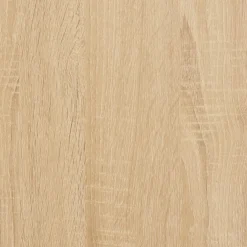 vidaXL Platenkast 121x38x48 cm bewerkt hout sonoma eikenkleurig