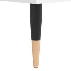 vidaXL Platenkast 74,5x38x48 cm bewerkt hout wit