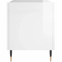 vidaXL Platenkast 121x38x48 cm bewerkt hout grijs sonoma eikenkleurig